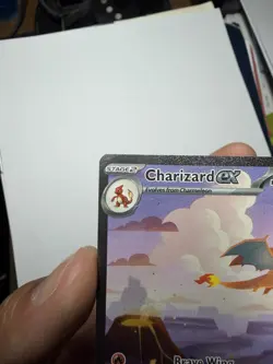 Pokemon TCG Charizard EX 199/165 Scarlet & Violet Special Illustration - Image 2