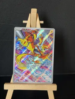 Zeraora Illustration Rare 151/142 SV07 Pokemon Stellar Crown Pokemon TCG Card NM - Image 1
