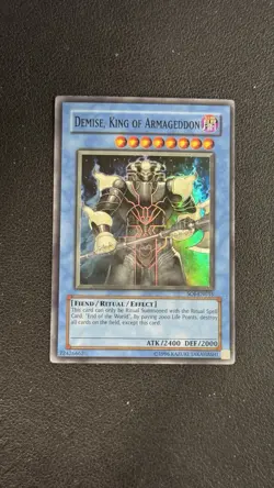 Demise, King of Armageddon - SOI-EN035 - Super Rare - Unlimited NM Yugioh - Image 1
