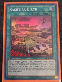 Yugioh Kashtira Birth DABL-EN060 Super Rare 1st Ed NM - Image 1