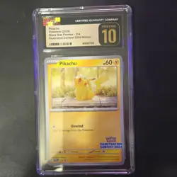 Pokemon Pikachu Illustration Contest 2024 Winner Promo CGC Pristine 10 #214 - Image 1