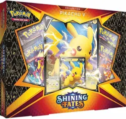 Shining Fates Pikachu V Collection Box New Pokemon TCG Trading Card Game - Image 1