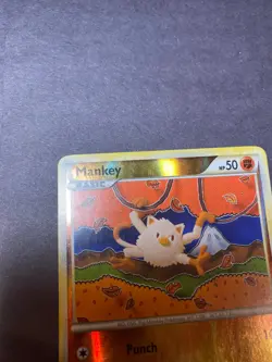 Mankey Reverse Holo Unleashed 53/95 Pokemon Card TCG RARE - Image 5