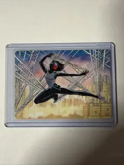 MTG Silk, Web Weaver Art Card (39/54) Art Series: Marvel's Spider-Man Regular - Image 1