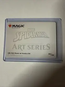 MTG Silk, Web Weaver Art Card (39/54) Art Series: Marvel's Spider-Man Regular - Image 2