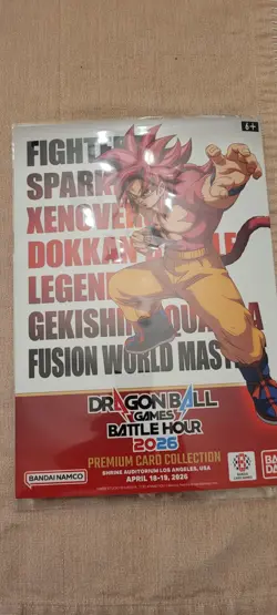 Dragon Ball Games Battle Hour 2026 ⚡👊⚡Premium Card Collection Bag/Pin/Comic - Image 1