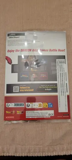 Dragon Ball Games Battle Hour 2026 ⚡👊⚡Premium Card Collection Bag/Pin/Comic - Image 2