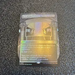 Vault of Champions (Borderless) -Foil Near Mint MTG Commander Masters - Image 1