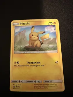 Pikachu SM183 Holo Black Star Promo Card READ DESCRIPTION [6QTY] - Image 3