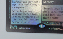 EMERITUS OF WOE / DEMONIC TUTOR Secrets Of Strixhaven SOS Magic MTG FOIL - Image 3