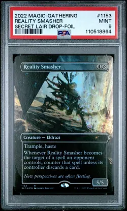 2022 MTG SECRET LAIR DROP #1153 REALITY SMASHER PSA 9 - Image 1