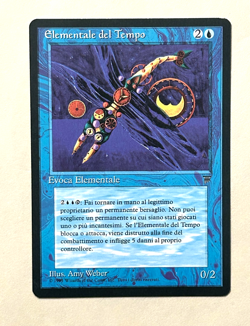 Time Elemental Italian MTG Legends 1995 Lightly Played / Near Mint (LP/NM) Magic - Image 1