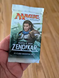 MAGIC THE GATHERING Lot of (6) BATTLE FOR ZENDIKAR Factory Sealed Booster Packs - Image 3