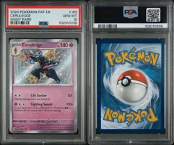 Pokemon 2024 Ceruledge 162/091 Shiny Rare Paldean Fates GEM MINT PSA 10 - Image 3