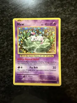 Pokemon TCG Mew Evolutions 53/108 Holo Holo Rare - Image 1