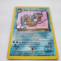 Pokemon TCG Dark Gyarados Prerelease Team Rocket Holo Rare 8/82 LP - Image 3