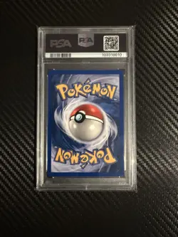 2002 POKEMON LEGENDARY COLLECTION #35 RHYDON-REVERSE FOIL PSA 8 - Image 2