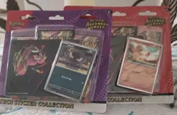 Pokemon Mega Evolution Ascended Heroes Tech Sticker Gastly AND Charmander - Image 1