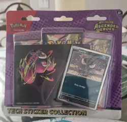 Pokemon Mega Evolution Ascended Heroes Tech Sticker Gastly AND Charmander - Image 2