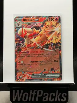 2025 Pokemon Journey Together - Blaziken ex 024/159 Double Rare Holo - Image 1