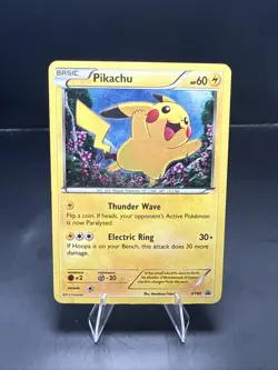 Pokemon Pikachu XY89 Cosmos Holo Black Star Promo Breakthrough 2015 - Image 2