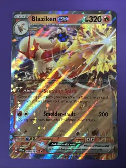 Pokemon Journey Together Blaziken ex 024/159 Holo Double Rare Near Mint - Image 1