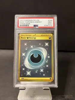 Pokemon TCG Scarlet & Violet Dark Basic Energy Hyper Rare PSA MINT 9 (OC) - Image 1