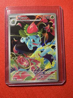 Pokemon TCG Ivysaur 134/132 Illustration Rare Mega Evolution Base Set NM/M - Image 1