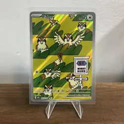 Pidgey (207/197) -ILLUSTRATION RARE HOLO- Pokemon Obsidian Flames - Image 1