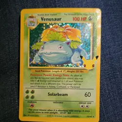 The Pokemon Company Venusaur Base Set Holo Rare 015/102 English 100 HP Stage 2 - Image 1