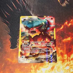 Pokemon Volcanion XY185 XY Full Art Black Star Promo Holo 130 HP NM - Image 1
