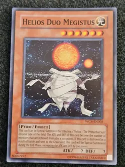 YUGIOH HELIOS DUO MEGISTUS WC6-EN003 SUPER NM - Image 1