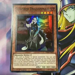 Chamber Dragonmaid 1st Edition Super Rare RA04-EN032 Yu-Gi-Oh! - Image 1
