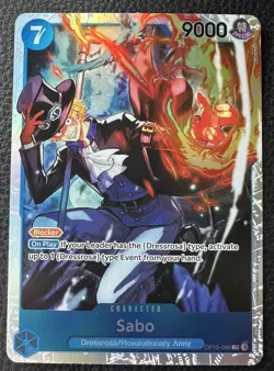 Sabo OP15-046 SR One Piece TCG OP15 Foil English Adventure On Kami's Island NM - Image 1