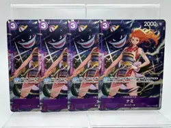 Nami OP09-070 Parallel Premium Card Vol.4 ONE PIECE Japanese 4 Card Set - Image 1