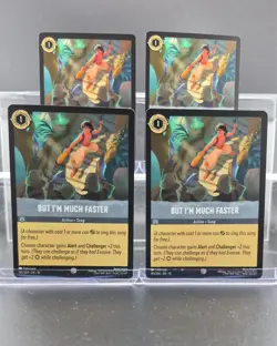 Disney Lorcana But I'm Much Faster 195/204 Whispers in the Well Common 4 Cards - Image 1