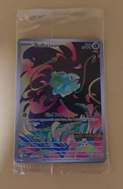 Bulbasaur 133/132 Mega Evolution Promo Card Sealed Pokemon TCG NM/M - Image 1