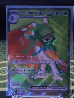 Pokemon TCG Perfect Order Decidueye EX 100/088 Full Art NM - Image 1