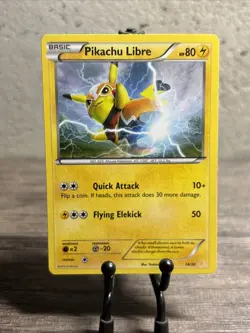 Pikachu Libre (14 - Non-Holo) 14/30 XY Trainer Kit: Pikachu Libre & Suicune-NM! - Image 1