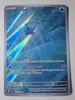 Pokemon - Phione - 175/167 - Twilight Masquerade - Illustration Rare - NM - Image 3