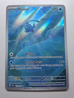 Pokemon - Phione - 175/167 - Twilight Masquerade - Illustration Rare - NM - Image 4