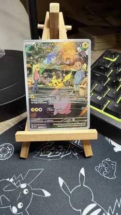 Pokemon TCG Pikachu Scarlet Violet-151 173/165 Holo Illustration Rare - Image 1