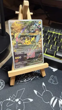 Pokemon TCG Pikachu Scarlet Violet-151 173/165 Holo Illustration Rare - Image 2