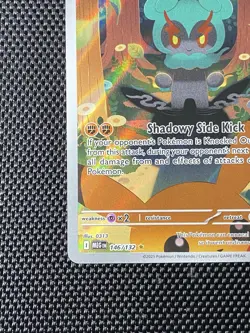 Pokemon TCG Marshadow 146/132 Me01 Illustration Rare Full Art Holo - Image 5