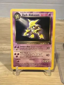 Pokemon TCG Dark Alakazam Team Rocket 18/82 non-holo rare 2000 NM - Image 2