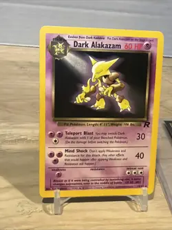 Pokemon TCG Dark Alakazam Team Rocket 18/82 non-holo rare 2000 NM - Image 4