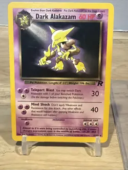 Pokemon TCG Dark Alakazam Team Rocket 18/82 non-holo rare 2000 NM - Image 5