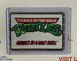 1990 Mirage - Teenage Mutant Ninja Turtles Vending Sticker - TMNT - Card VINTAGE - Image 1