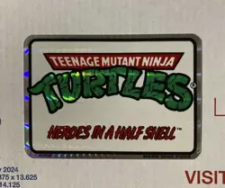 1990 Mirage - Teenage Mutant Ninja Turtles Vending Sticker - TMNT - Card VINTAGE - Image 2