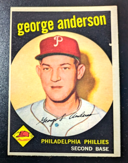 1959 Topps Baseball - Sparky Anderson #338 RC - Cincinnati Reds HOF EX-EXMINT - Image 1